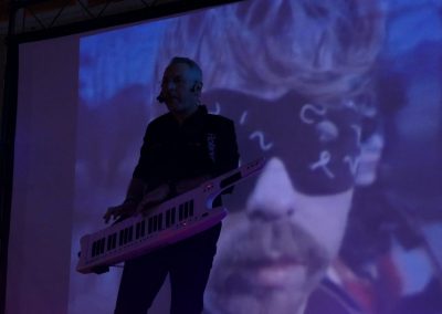 Ambiance sur la piste lors d’une soirée années 80 animée par AMI